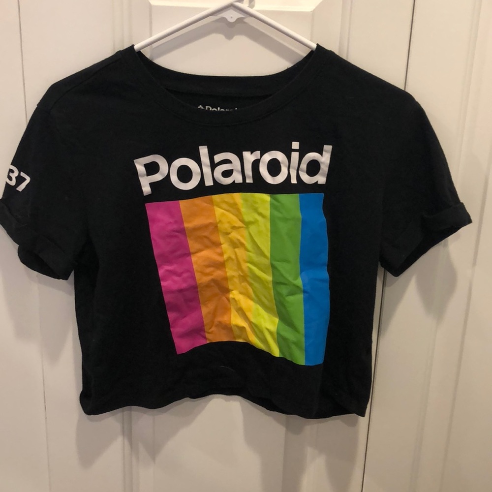 A cropped t-shirt